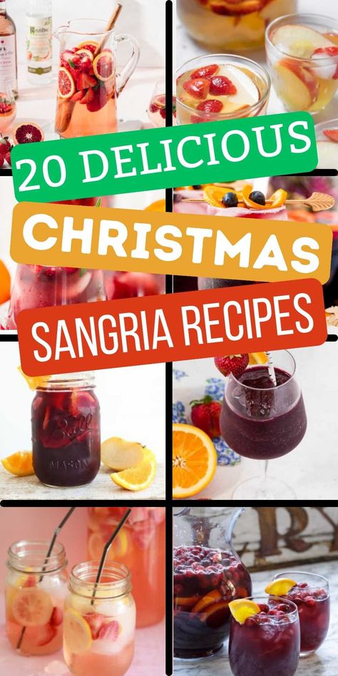 Winter Sangria Recipes White, Easy Christmas Alcoholic Drinks, Diy Sangria Recipe, Christmas Alcholic Drinks, Winter Sangria Recipes, Easy Winter Cocktails, Holiday Sangria Recipes, Christmas Sangria Recipes, White Sangria Recipe