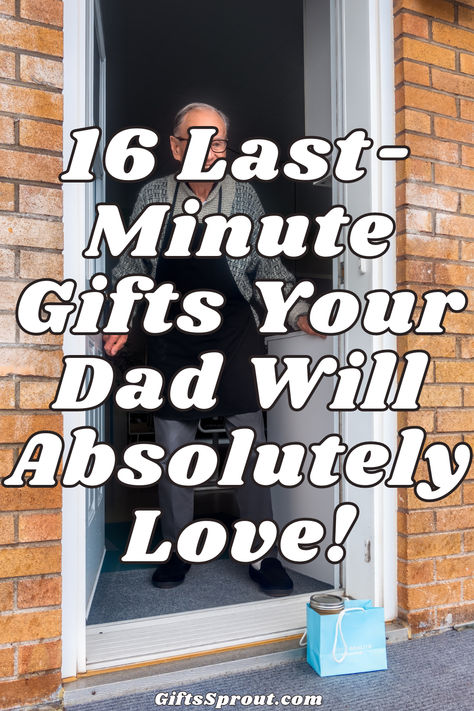 Snag the perfect last-minute physical gifts your dad will cherish! From bestselling books to handy multitools, these tangible presents are ready to delight in no time. #LastMinuteDadGifts #PhysicalGifts #DadAppreciation Last Minute Birthday Gifts For Dad, Birthday Present Ideas For Dad, Quick Birthday Gifts, Father Birthday Gifts, Last Minute Birthday Gifts, Diy Gifts For Dad, Late Birthday, Birthday Gifts For Husband, Presents For Dad