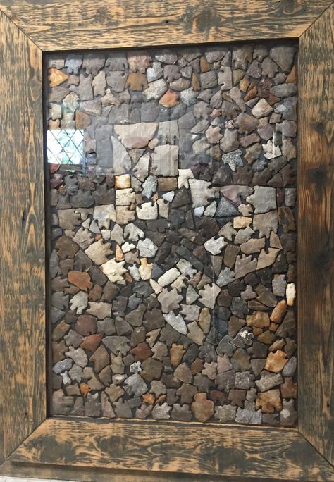 Texas art made with arrowheads! Rock Collection Display, Arrowheads Design, Native American Tools, Only In Texas, Texas Strong, Arrowheads Artifacts, Native American Decor, Texas Decor, Loving Texas