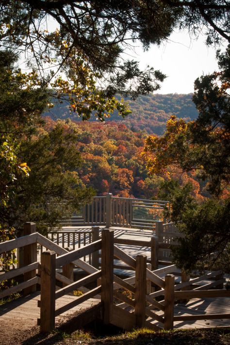 4. Colorful foliage dotting the hillside, as if they were painted on by a giant. Ha Ha Tonka State Park, Fall Destinations, Ha Ha Tonka, Missouri State Parks, Heavenly Places, Natural Bridge, The Mountains Are Calling, Ha Ha, Old Barns