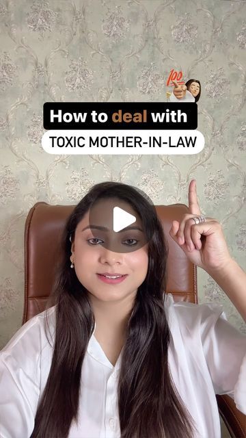 Anjali Tyagi | Relationship Coach on Instagram: "Toxic Mother-in-laws are difficult to deal with but if you make conscious efforts with little patience you can win the battle with ease.

It is extremely important to make distance with her. Sometimes it’s not possible to have physical distance as you must be living under the same roof but you can definitely have mental distance with her. It will help you to maintain your peace and sanity.

Next, do not involve yourself in any arguments with her because at the end she will play the victim card and manipulate everyone around you including your partner and will gain the sympathy. So it’s better to minimise your conversations as much as possible. Try giving her one word answers as one words are hard to manipulate.

She will try to do everything How To Deal With Toxic Mother In Law, Toxic Mother In Law, Victim Card, Toxic Mother, Play The Victim, Mom In Law, Switch Words, Playing The Victim, Relationship Coach