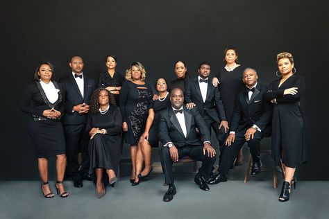 Black tie style group portrait for creative team. Creative Team Photography, Team Headshots, Headshots Photography, Professional Group, Group Portrait, Team Photography, Corporate Portrait, Black Attire, Team Pictures