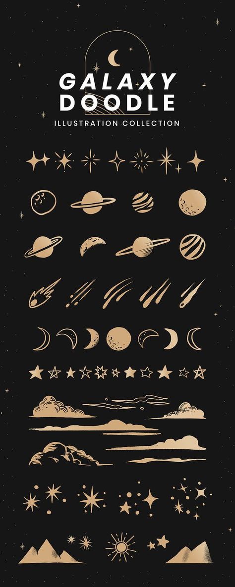 High Resolution Cute Galaxy Doodle Style Illustration Design Elements & Stickers #stickersprintable #stickersheets #funnystickers #stickerideas #aestheticstickers #cutestickers Space Journal Stickers, Galaxy Border Design, Digital Bujo Template, Space Border Design, Aesthetic Background For Journal, Galaxy Stickers Aesthetic, Aesthetic Designs For Journals, Digital Journal Design, Digital Journaling Aesthetic