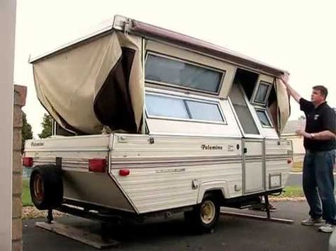 Apache Camper, Folding Caravan, Enclosed Trailer Camper, Pop Up Camper Trailer, Popup Camper Remodel, Pop Up Tent Trailer, Folding Campers, Homemade Camper, Pop Up Trailer