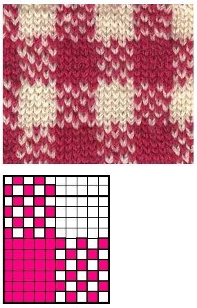 Knitting Pattern Template, Crochet Gingham Pattern, Gingham Knitting Pattern, Colorwork Charts Knitting, Knit Socks Colorwork, Tapestry Knitting Patterns, Grid Knitting Pattern, Beginner Fair Isle Knitting Patterns, Crochet Colorwork Chart