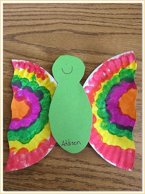 Looking to get kids outdoors and enjoying the garden? Here are some spring gardening activities for kids! Paper Plate Butterfly, Spring Garden Crafts, Bug Crafts, Spring Preschool, Spring Crafts For Kids, Easy Art Projects, Daycare Crafts, Butterfly Crafts, Kindergarten Art