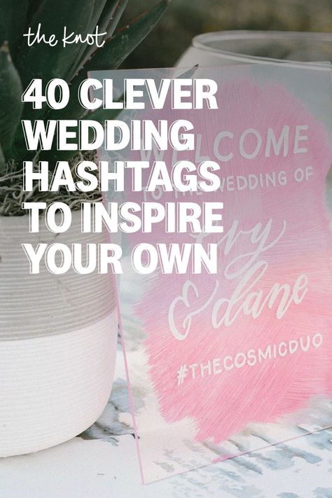 Hashtag For Wedding Ideas, Hashtag Signs For Wedding, Wedding Theme Name Ideas, Wedding Names Hashtags, Wedding Hashtags With Last Names Ideas, Smith Wedding Hashtag Ideas, Wedding Theme Names, Wedding Hashtags With Last Names, Wedding Hastags Idea