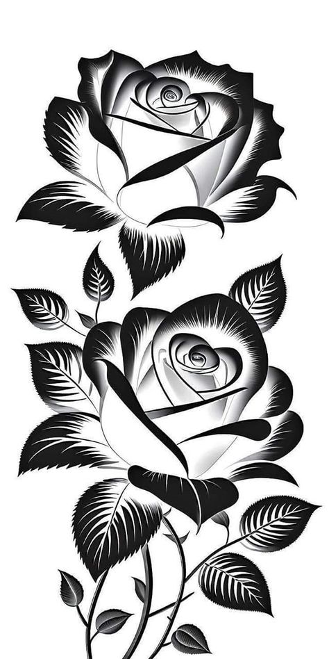 Rose Line Art, Rose Drawing Tattoo, Background Remove, Flower Line Drawings, Tattoo Design Book, Rose Tattoo Design, Rose Drawing, Roses Drawing, Line Art Tattoos