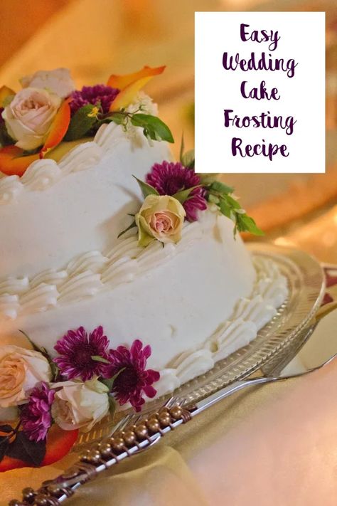 Easy White Wedding Cake Frosting Recipe Old Fashioned Wedding Cake Frosting, Wedding Cake Frosting Recipe Traditional, White Wedding Cake Frosting Recipe, Best Wedding Cake Frosting, White Wedding Cake Frosting, White Wedding Cake Icing, Boiled Icing Recipe, Wedding Cake Icing Recipe, Wedding Cake Frosting Recipe