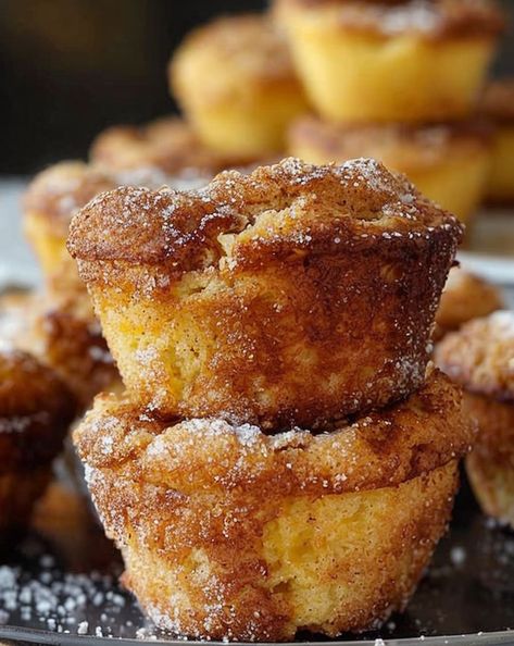 Indulge in Cinnamon Sugar French Toast Muffins with a zesty Lemon twist! Perfect for brunch or a sweet treat. Easy and delightful! #FrenchToast #Muffins #BrunchDelight #LemonTwist #SweetTreat Cinnamon Sugar French Toast, Breakfast Energy, Cheesecake Cupcakes Recipe, Classic French Toast, French Toast Muffins, Coffee Buttercream, Lemon Twist, Ultimate Breakfast, Cinnamon Muffins