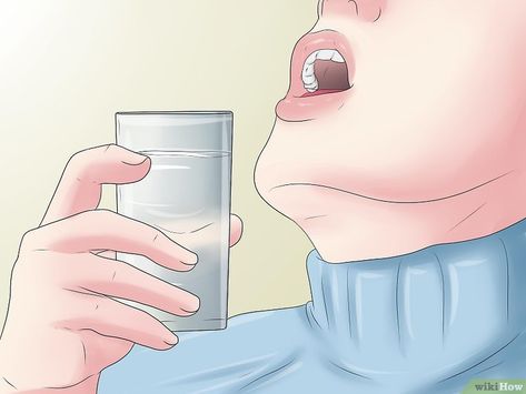 3 Ways to Stop a Cough from Post Nasal Drip - wikiHow Gargle Salt Water, Throat Tea, Saline Nasal Spray, Throat Remedies, Echinacea Tea, Persistent Cough, Mouth Rinse, Chronic Cough, Dentist Appointment