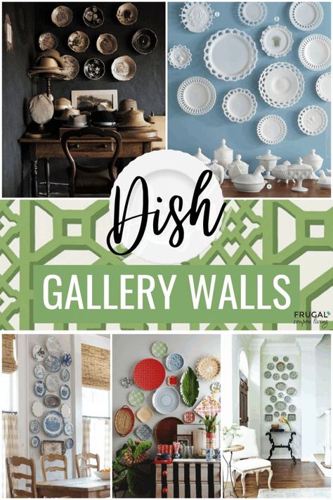 Dish it out! Get inspired by these dish gallery wall ideas. Instead of a picture wall, create a plate wall with decorative plates. Aesthetic wall décor that displays antiques, every day dishes, china, metal, clay and more. Plate Wall Décor for every room of the house - over the couch, in the living room, in the kitchen and more! Home Décor Style and Unique Wall Art using decorative plates. #FrugalCouponLiving #gallerywall #plates #dishes #homedecor Steps Decoration Ideas, Audubon Bird Prints, Vintage Bird Prints, Aesthetic Gallery Wall, Plate Wall Display, Decorative Plates Display, Aesthetic Gallery, Gallery Wall Ideas, Plate Wall Art