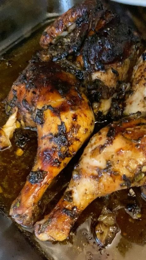 asiliglamcooks on Instagram: At this point I might just have y’all call me the chicken lady 😭😭 Oven-baked BBQ Jerk Chicken Ingredients: 1 whole 3lb chicken… Bbq Jerk Chicken, Chicken Lady, Healthier Recipes, Jerk Chicken, The Chicken, Oven Baked, Call Me, Chicken Recipes, Oven