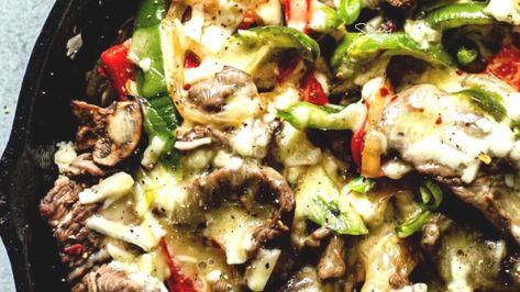 Philly Cheesesteak Skillet a Lean and Green Recipe – Stacey Hawkins Optavia Philly Cheesesteak Skillet, Philly Cheese Steak Skillet, Cheese Steak Skillet, Philly Cheesesteak Skillet, Cheesesteak Skillet, Steak Skillet, Lean Dinners, Optivia Recipes, Optavia Meals