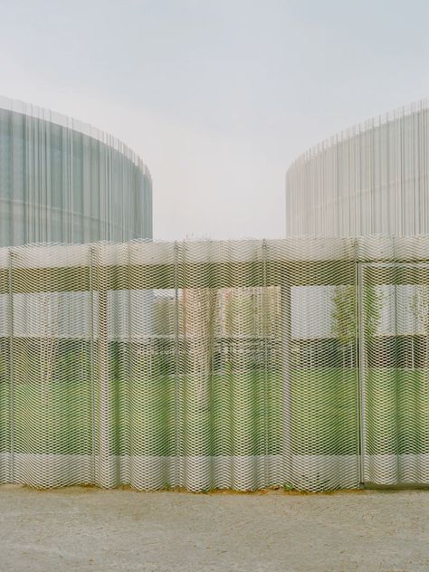 SANAA / Kazuyo Sejima + Ryue Nishizawa, Lorenzo Zandri · Bocconi Campus · Divisare Bocconi University, Kazuyo Sejima, Ryue Nishizawa, Parking Building, Campus Design, Metal Facade, Facade Material, Facade Architecture Design, Residence Hall