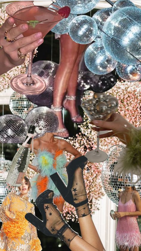 disco party aesthetic Glitz And Glam Aesthetic, Disco Glam Party, Disco Party Aesthetic, Sorority Formal, Glam Aesthetic, Disco Glam, Party Aesthetic, Glam Party, Disco Party