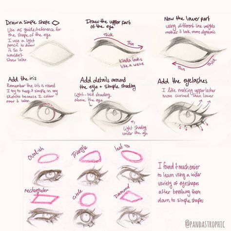 Anyway this is how i draw my common eye + different eye shapes. READ HERE FOR MORE! - I got this tutorial out quickly because i was practicing drawing eyes past few days, i noticed i automatically draw the same eye shape so i tried breaking down eye shapes into simple shapes to use as reference and i think it helped me A LOT! - I think the simple shape thing is applicable to any style so try making your own little ref sheet of eye shapes + simple shapes that match your style. -I use a really ... Eyelashes Reference Drawing, How To Draw Anime Eyelashes, How To Draw Eyelashes Digital, Eyelash Drawing Reference, Eyelashes Reference, Eyelash Reference, How To Draw Eyelashes Step By Step, Anime Eyelashes Drawing, Eyelash Drawing Tutorial