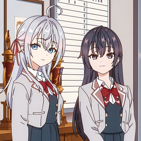 Anime
Anime icons
Anime screencaps
Anime edits
Anime pfp Alya And Yuki Matching Pfp, Alya And Yuki, Yuki Alya, Alisa Kujou, Anime Duos, Alya Kujou, Indirect Kiss, Anime Duo, Alya Sometimes Hides