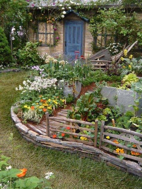 30 Absolutely Enchanting Garden Shed Hideaways Cottage Garden Design, Dream Cottage, Garden Cottage, Rustic Gardens, Dream Garden, Garden Planning, Garden And Yard, Cottage Style, Backyard Garden