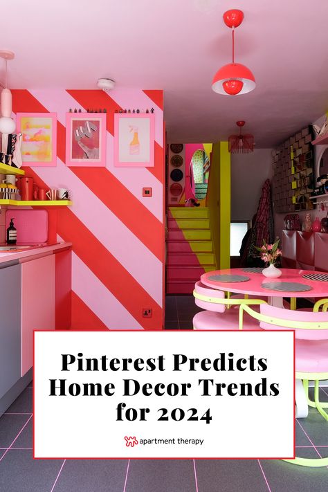 Modern Eclectic Aesthetic, Gen Z Decor Trends, Fun Interior Design Ideas, Eccentric House Decor, Trending Decor 2024, Quirky Decor Diy, Home Decor Trends 2024, Interior Design 2024 Trends, Home Trends 2024