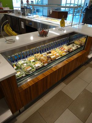 Grab And Go Interior Design, Cafe Grab And Go Display, Grab And Go Food Display Retail Design, Grab And Go Restaurant Design, Grab And Go Cafe, Grab And Go Restaurant, Hot Food Display, Healthy Fast Food Restaurants, Price Display