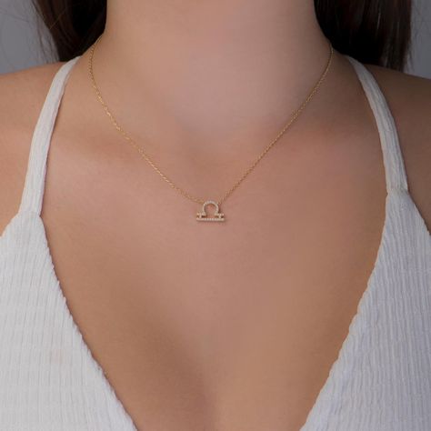 #zodiac #diamondnecklace #libra #necklace #gift #birthday #mirimajewelry Libra Necklace, Zodiac Sign Necklace, Zodiac Sign Libra, Libra Zodiac, Necklace Gift, Gift Birthday, Zodiac Signs, Diamond Necklace, Signs