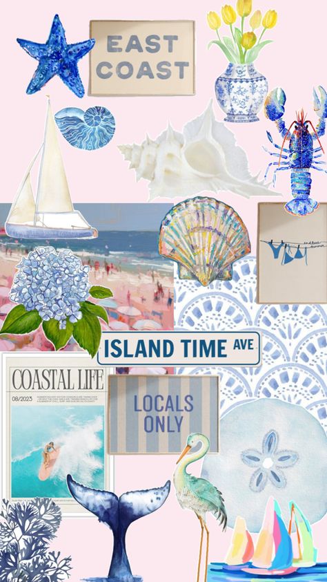 Summer wallpaper, coastal, sea life, ocean, beach Summertime Wallpaper, Granddaughter Aesthetic, Summer Wallpapers, Backgrounds For Your Phone, Wallpaper Iphone Love, Cute Summer Wallpapers, Pink Things, Coastal Granddaughter, Coastal Life