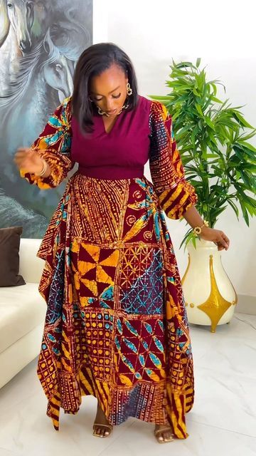 Xhosa Attire, Kitenge Designs, Beautiful Ankara Styles, Ankara Long Gown Styles, African American Fashion, African Print Clothing, African Print Dress Ankara, African Dresses Modern, Afrikaanse Mode