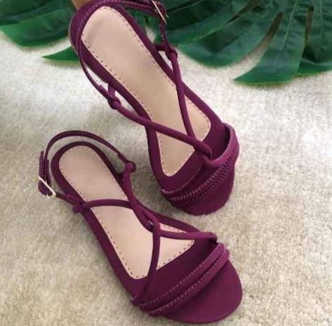 Womens Birkenstocks, Flat Footwear, Coral Sandals, Dark Purple Color, Pretty Sandals, Designer Footwear, Stylish Footwear, Cute Shoes Heels, Classy Shoes