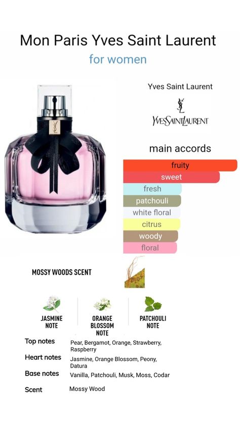 Mon Paris Ysl, Perfume Business, Ysl Mon Paris, Ysl Perfume, Yves Saint Laurent Paris, Paris Perfume, Perfume Recipes, Fragrances Perfume Woman, Perfume Collection Fragrance