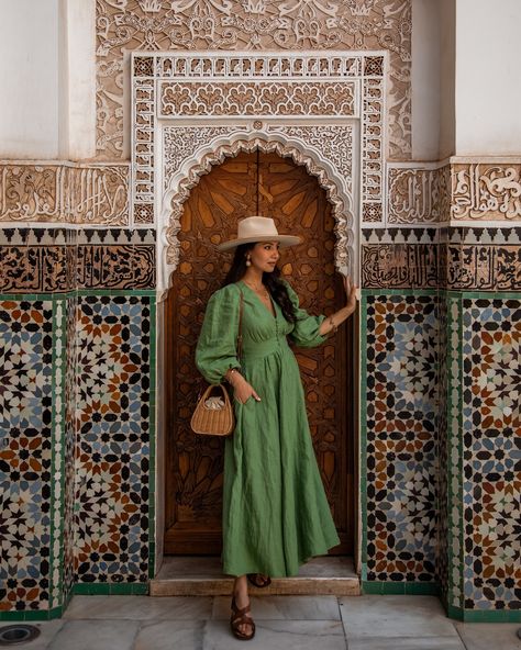 Marrakech Morocco outfit aesthetic ideas Marrakech Morocco Outfit, Marrakech Aesthetic, Marrakech Morocco Aesthetic, Outfit Aesthetic Ideas, Morocco Aesthetic, Marrakech Travel, Instagram Locations, Marrakech Morocco, Aesthetic Ideas