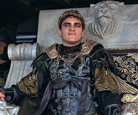 Joaquin Phoenix Gladiator, Commodus Gladiator, Emperor Commodus, Gladiator 2000, Gladiator Movie, William Nicholson, Heath Ledger Joker, Roman History, Joaquin Phoenix