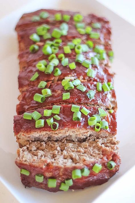 Whole30 Asian Inspired Meatloaf - Finished with Salt Asian Meatloaf, Paleo Meatloaf, Thai Curry Recipes, Creamy Mashed Cauliflower, Paleo Meat Recipes, Meatloaf Ingredients, Paleo Crockpot, Meat Appetizers, Paleo Whole 30