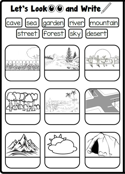 Nature Worksheets For Kids, Nature Worksheet, Free Quizzes, Test For Kids, Worksheets For Grade 3, Country Backgrounds, Nature Words, Episode Backgrounds, 2nd Grade Worksheets