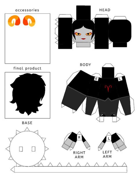 Homestuck Paper Dolls, Homestuck Papercraft, Homestuck Crafts, Homestuck Karkat, Rose Lalonde, Homestuck Trolls, Homestuck Characters, Paper Toys Template, Papercraft Templates