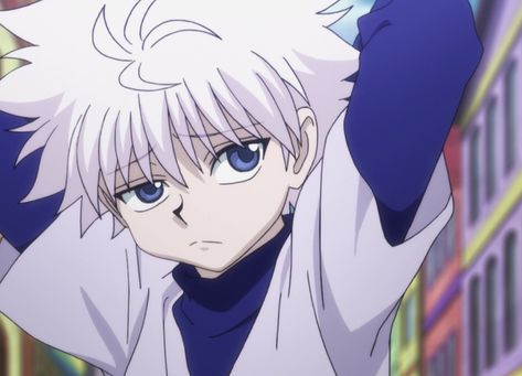 Killua Zoldyck, Pfp Anime, An Anime, Hunter X Hunter, White Hair, Anime Character, Anime, Hair, Blue