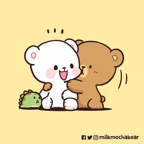 77.2 mil Me gusta, 1,545 comentarios - Milk & Mocha Bear Official (@milkmochabear) en Instagram: "🤨 no wonder ---⠀⠀ Tag your mischiveous lover/friend! ❤ ---⠀⠀ Follow 👉 @milkmochabear for more…" Milk And Mocha, Mocha Bear, Teddy Bears, Mocha, Bears, Milk, Love You, Wonder, Kawaii