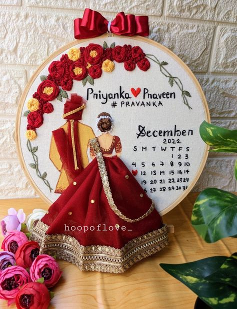 For order contact on WhatsApp 8732833387 Embroidery Ring Designs, Wedding Hoop Embroidery Designs, Wedding Hoop Embroidery Pattern, Hoop Art Embroidery Maharashtrian Wedding, Wedding Ring Embroidery Hoop, Wedding Embroidery Hoop Pattern, Marriage Hoop Embroidery, Wedding Hand Embroidery Hoop, Embroidery Hoop Art Anniversary