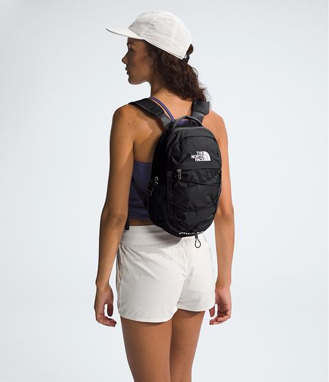 The Borealis Mini Backpack will carry a small load and still has the durability and iconic front bungee system of its bigger sibling, making it perfect for shorter adventures. North Face Mini Borealis, The North Face Backpack Borealis, North Face Backpack Borealis, Small Backpack, North Face Backpack, Bagpack, Mini Backpack, Things To Buy, Womens Backpack