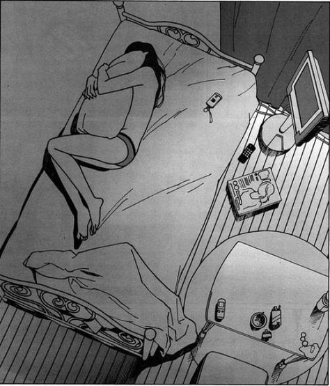 Art Mort, 심플한 그림, Sleeping Alone, Girl Sleeping, Dark Art Illustrations, Tattoo Sketches, Art Drawings Sketches, Matilda, Dark Art