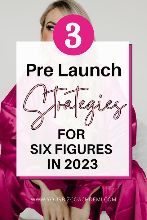 Save This 2023 Launch Strategy | Pre-Launch Strategy | Are you ready to launch your business and make six figures in the next year? If so, then you’re going to need a sound pre-launch strategy that focuses on social media marketing and brand awareness. Discover digital marketing, content ideas business, launch strategy social media, launch event ideas, social media post, Instagram story ideas, product launch, launch social media, and launch checklist. www.yourbizcoachdemi.com Launching Party Ideas, Clothing Launch Party Ideas, Skincare Launch Event Ideas, Fashion Launch Event Ideas, Instagram Story Ideas Product, Pre Launch Content Ideas, Pre Launch Instagram Posts, Clothing Brand Launch Instagram Post, Instagram Launch Post Ideas