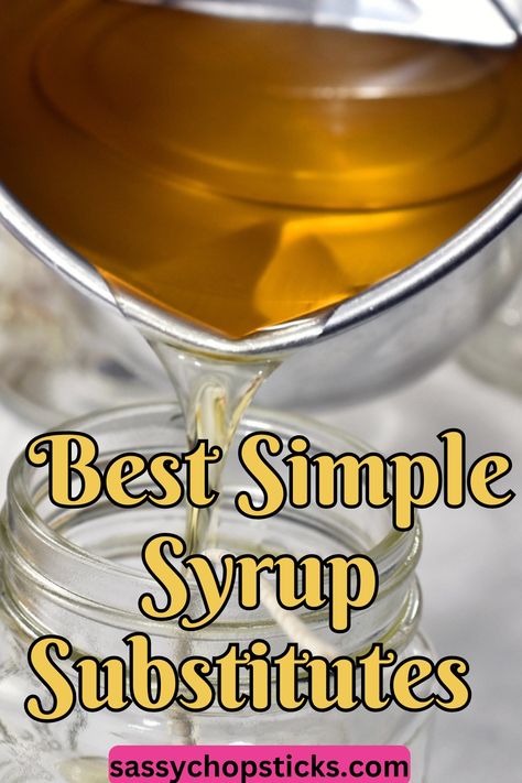 When you’re out of simple syrup and need a quick fix, turn to these delicious and easy simple syrup substitutes. Easy Simple Syrup, Simple Syrup Recipe, Butter Biscuits Recipe, Mini Cake Recipe, Seasoned Veggies, Simple Syrup Recipes, Make Simple Syrup, Homemade Syrup, Homemade Ice Cream Recipes