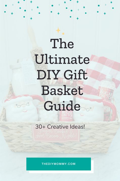 30+ DIY gift basket ideas that include links to sources, free printable tags, Cricut cut files, and more! Check out this ultimate gift guide. Mulled Wine Gift, Diy Gift Basket Ideas, Diy Gift Basket, Dollar Store Gifts, Free Printable Tags, Diy Gift Baskets, Labels Printables Free, Ultimate Gift Guide, Gift Basket Ideas