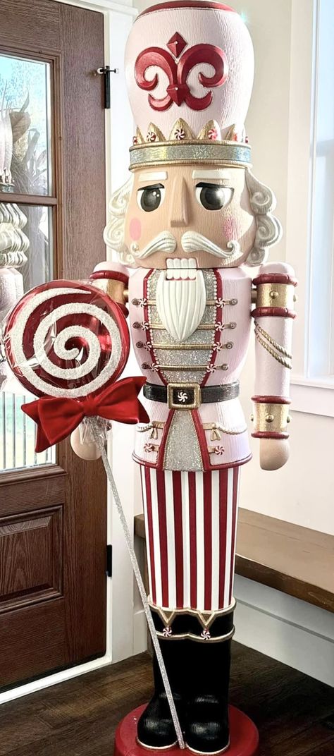 Unique Nutcracker Ideas, Nut Cracker Christmas Theme, Nut Cracker Ideas, Walmart Nutcracker, Russian Nutcracker, Candy Nutcracker, Nutcracker Aesthetic, Nutcracker Image, Christmas Nuts