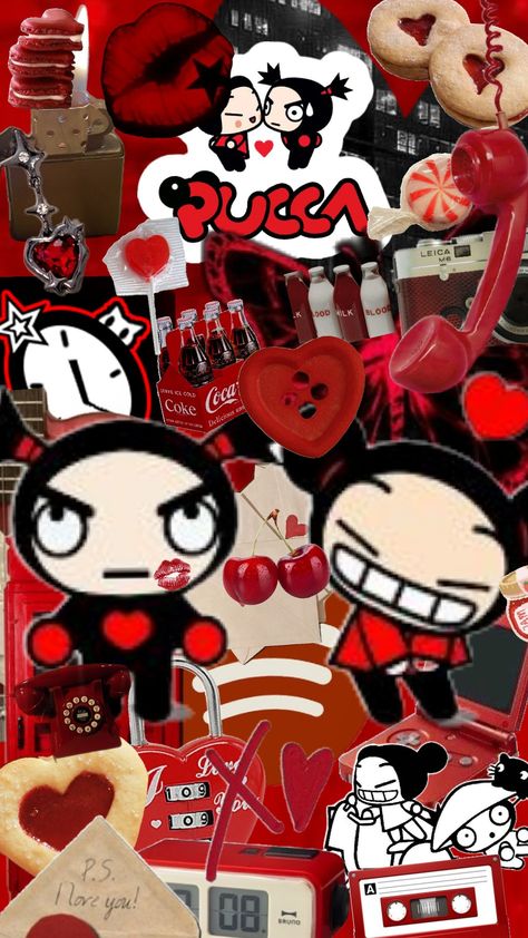 #Pucca #fyp #wallpaper #Love #foryou #red Pucca Wallpapers, Wallpaper Love, Wallpaper Doodle, Cute Desktop Wallpaper, Cute Wallpaper Backgrounds, Desktop Wallpaper, Wallpaper Backgrounds, Cute Wallpapers, Doodles