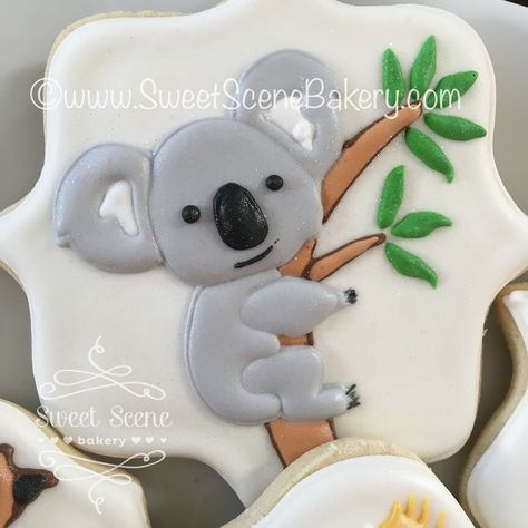 https://flic.kr/p/Ly66Yc | Koala Cookie | Koala Cookies Koala Birthday Cake, Koala Cookies, Australia Cake, Koala Birthday, Bear Baby Shower Cake, Cookie Recipes Decorating, 14th Birthday Cakes, Cookie Christmas, Cookies Sugar