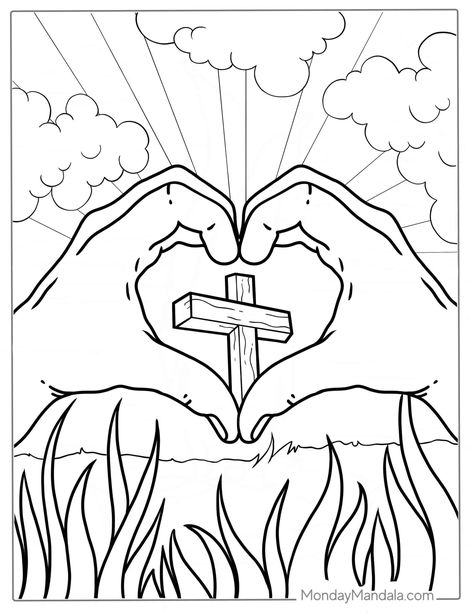 30 Jesus Coloring Pages (Free PDF Printables) Ash Wednesday Coloring Pages For Kids, John 5:1-16, Let Your Light Shine Coloring Page Free Printable, Biblical Coloring Pages Free Printables, Bible Study Coloring Pages, Coloring Bible Pages For Kids, Ressurection Coloring Pages Free, Elderly Coloring Pages, Christian Color Pages