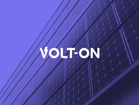 Volt-On Solar Energy Brand Identity on Behance Environmental Background, Emblem Illustration, Company Symbol, Energy Logo Design, Solar Logo, Solar Energy Design, Graphic Designer Studio, Graphic Technology, Green Industry