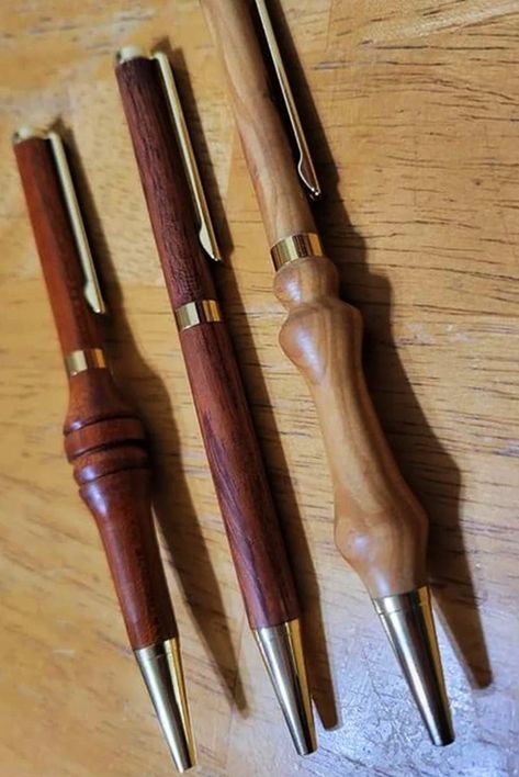 Turned Pens, Pen Turning Projects, Pen Turners, Wood Turning Pens, Pen Turning, Pen Kits, Wood Pens, Custom Pens, Writing Pens