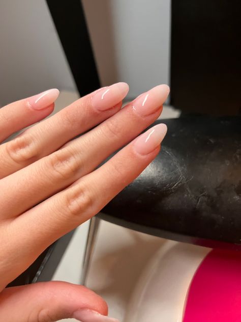 Nails | gel nails | summer nails fall nails | gel x nails | almond nails | classy nails | perfect for every season nails | Pink Clear Nails, Cute Nails Pink, Nails Ombré, Short Classy Nails, Blush Pink Nails, Pink White Nails, Soft Pink Nails, Sheer Nails, Clear Acrylic Nails